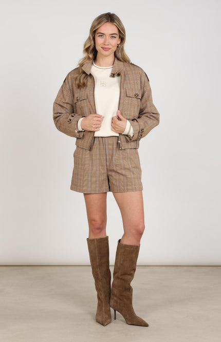 Short Esmee Toffee NKF09080