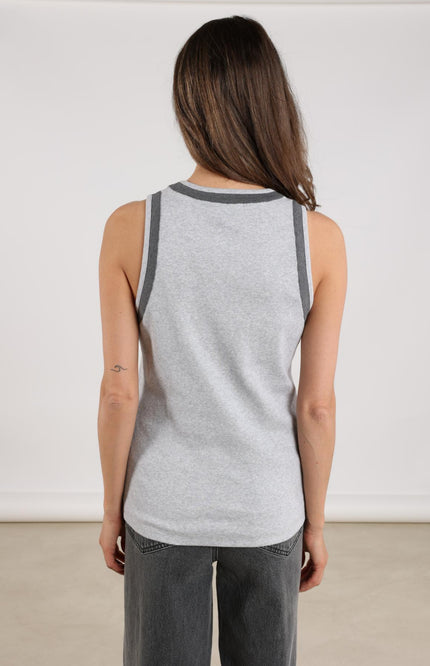Nukus Singlet Nice Light Grey NKF06002 Stretchshop.nl