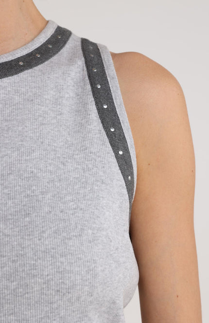 Nukus Singlet Nice Light Grey NKF06002 Stretchshop.nl