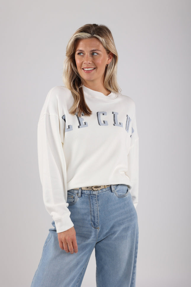 Nukus Sweater Maud Offwhite Sky NKS03002 Stretchshop.nl