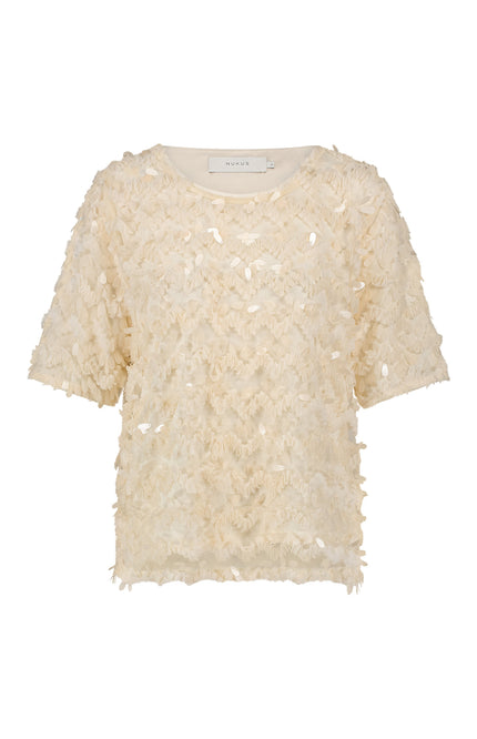 Nukus Top Aria Lace Offwhite NKS01007 Stretchshop.nl