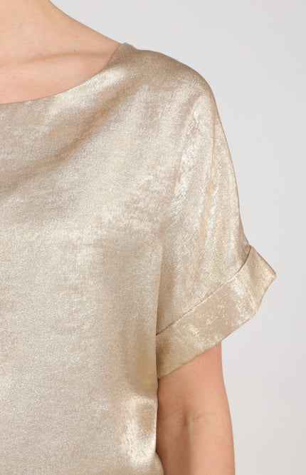Top Irene Shiny Gold NKF01024