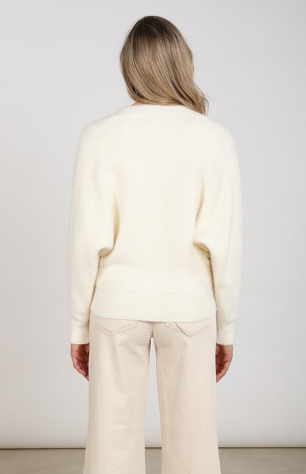 Trui Beau Wrap Offwhite NKF03081