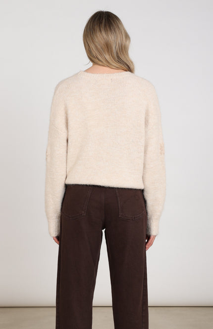 Trui Konstanza Flower Sand NKF03046