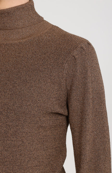 Trui Sylvia Lurex Taupe NKF03048