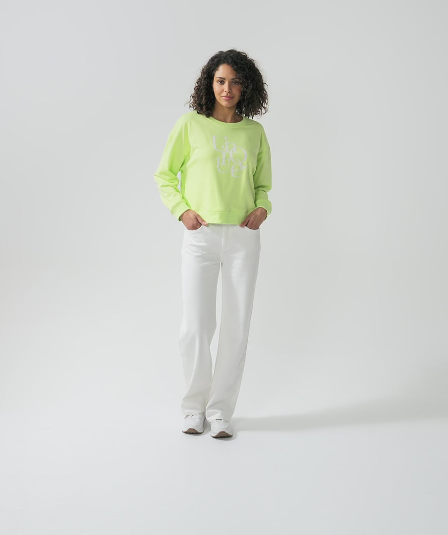 Video laden: Jeans Wide Leg Offwhite SP25.12014