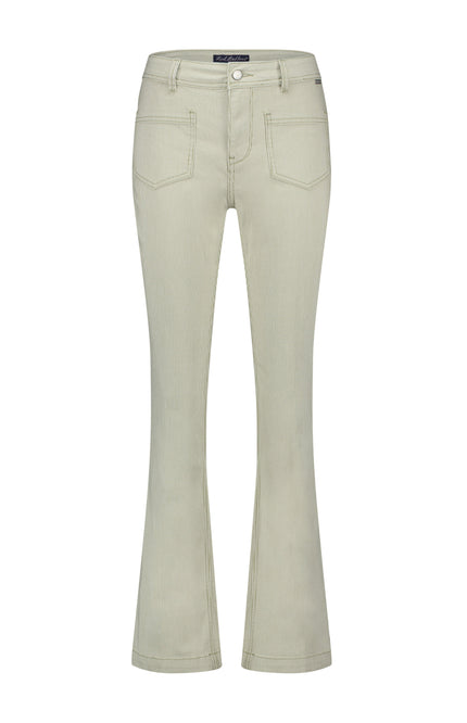 Red Button Broek Babette Patchpockets Denim Stripe Summersage SRB4476 L33 Stretchshop.nl