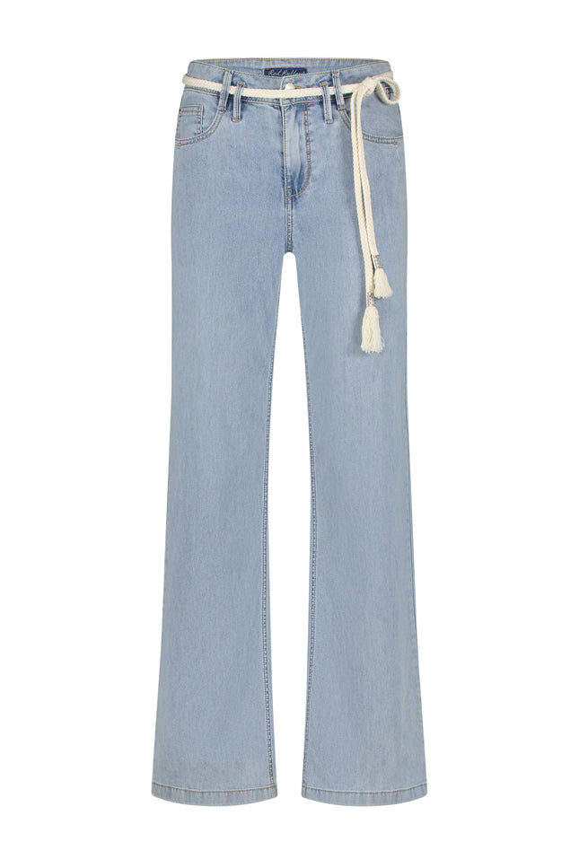 Red Button Broek Colette Belt Light Stone SRB4421 L33 Stretchshop.nl