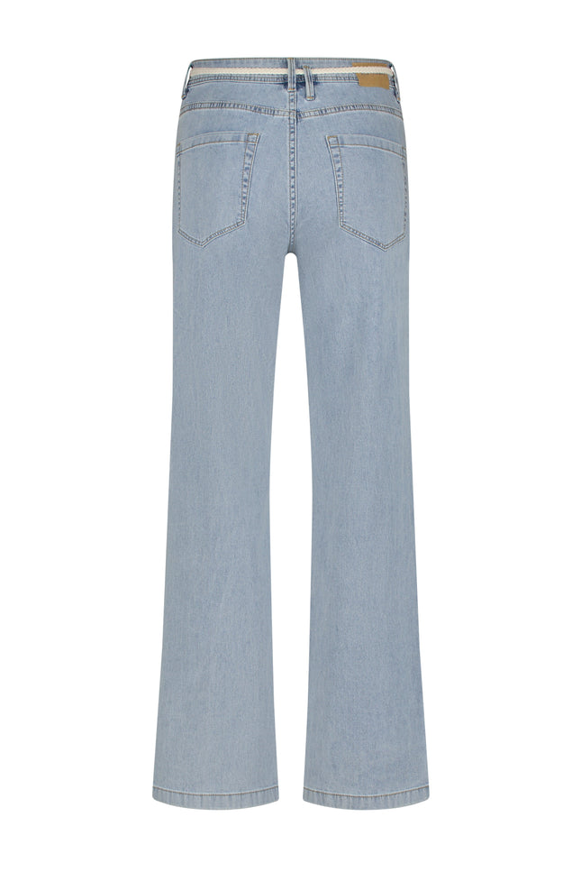 Red Button Broek Colette Belt Light Stone SRB4421 L33 Stretchshop.nl