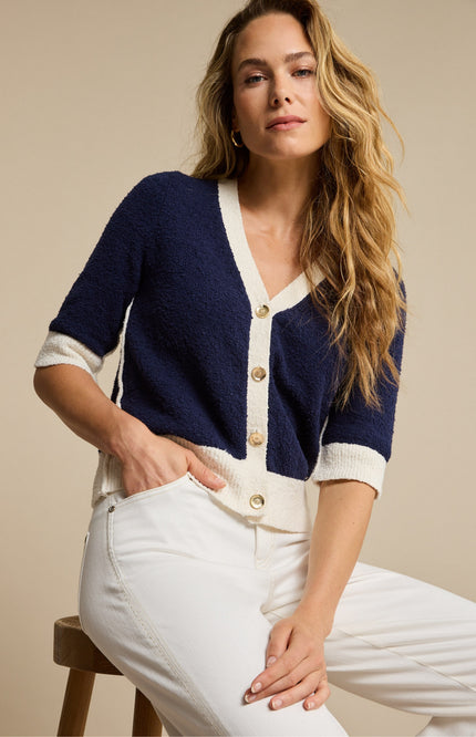 Red Button Broek Conny Fancy Stitching Offwhite SRB4761 L26 Stretchshop.nl