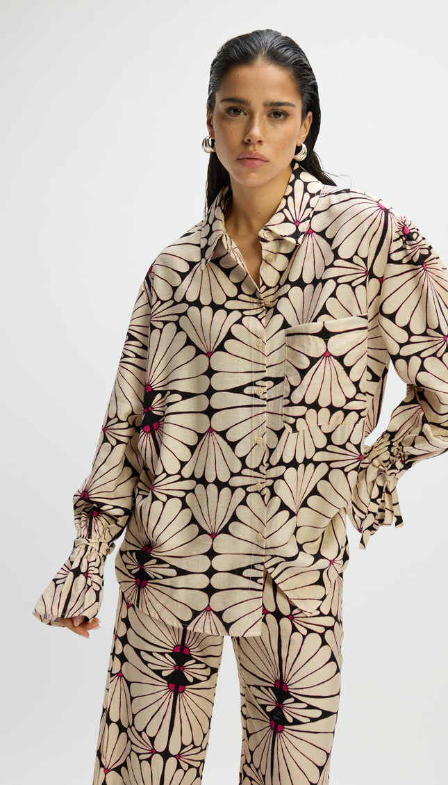 Refined Department Blouse Lottie Oversized Flower R2503935650 Stretchshop.nl