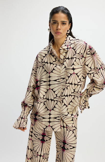 Refined Department Blouse Lottie Oversized Flower R2503935650 Stretchshop.nl