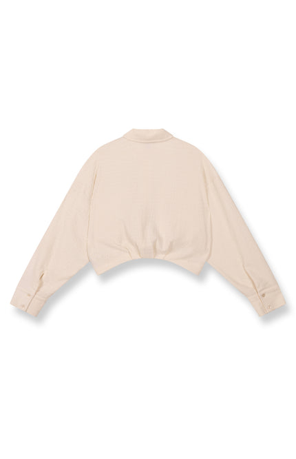 Refined Department Blouse Lyloe Cropped Creamy White R2503954683 Stretchshop.nl