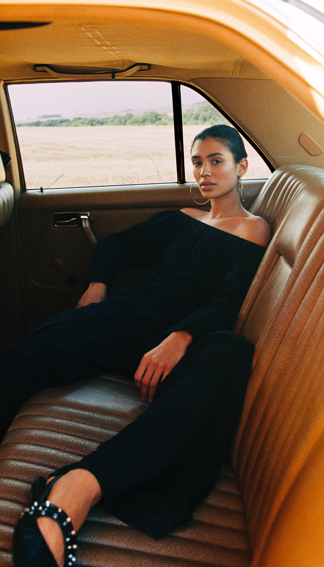 Refined Department Blouse Montana Offshoulder Black R2502957618 Stretchshop.nl