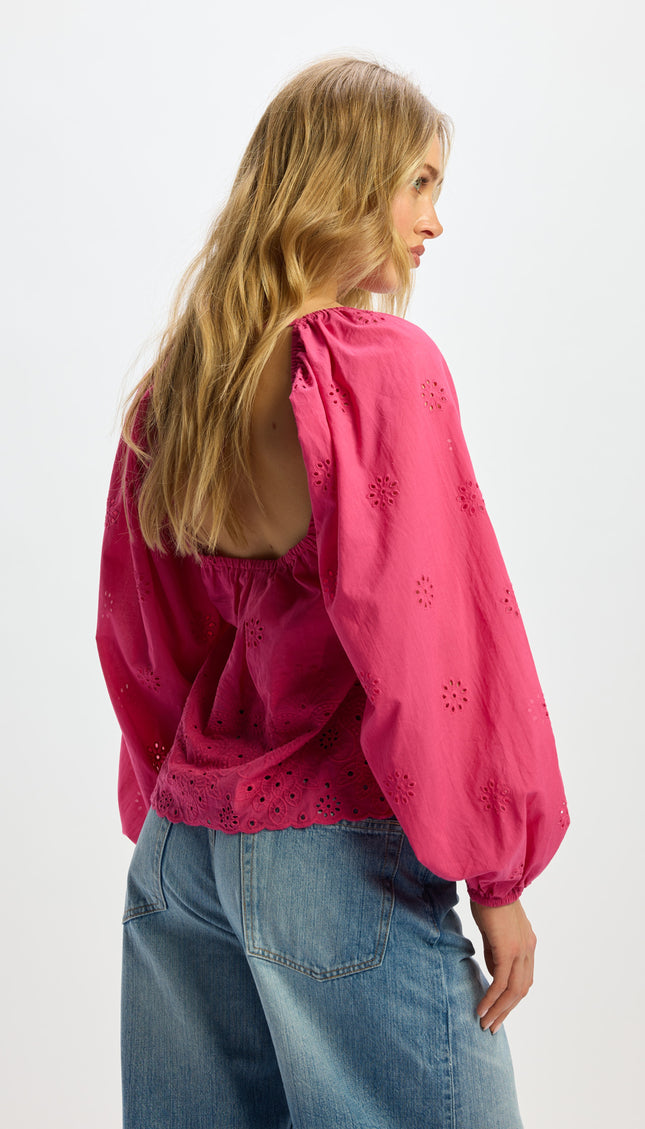 Refined Department Blouse Rosie Fuchsia R2503940659 Stretchshop.nl