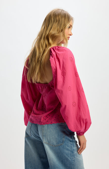 Refined Department Blouse Rosie Fuchsia R2503940659 Stretchshop.nl