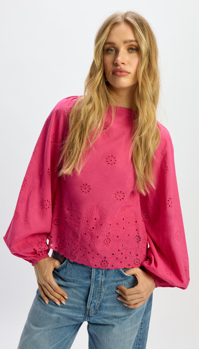 Refined Department Blouse Rosie Fuchsia R2503940659 Stretchshop.nl