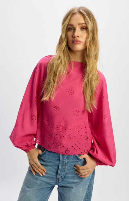 Refined Department Blouse Rosie Fuchsia R2503940659 Stretchshop.nl