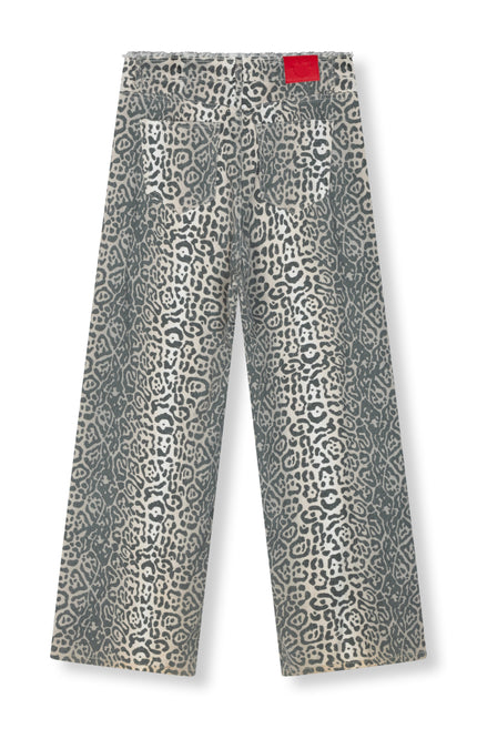 Refined Department Jeans Harvey Straight Leopard R2502176593 Stretchshop.nl