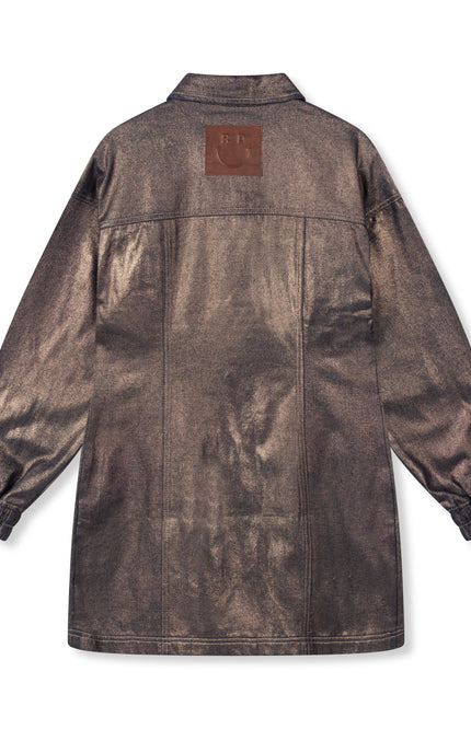 Refined Department Jurk bibi coated gold Stretchshop.nl