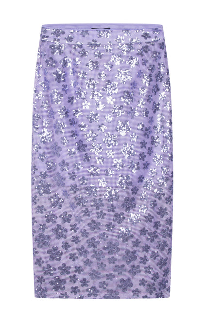 Refined Department Rok Jayla Flower Midi Lilac R2506252792 Stretchshop.nl