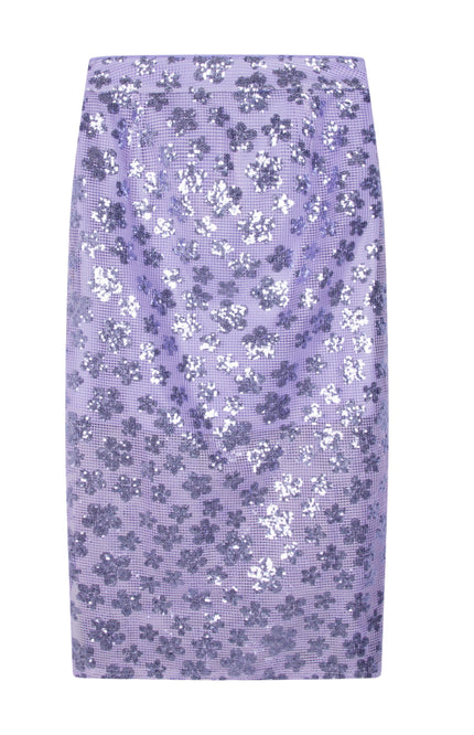 Refined Department Rok Jayla Flower Midi Lilac R2506252792 Stretchshop.nl