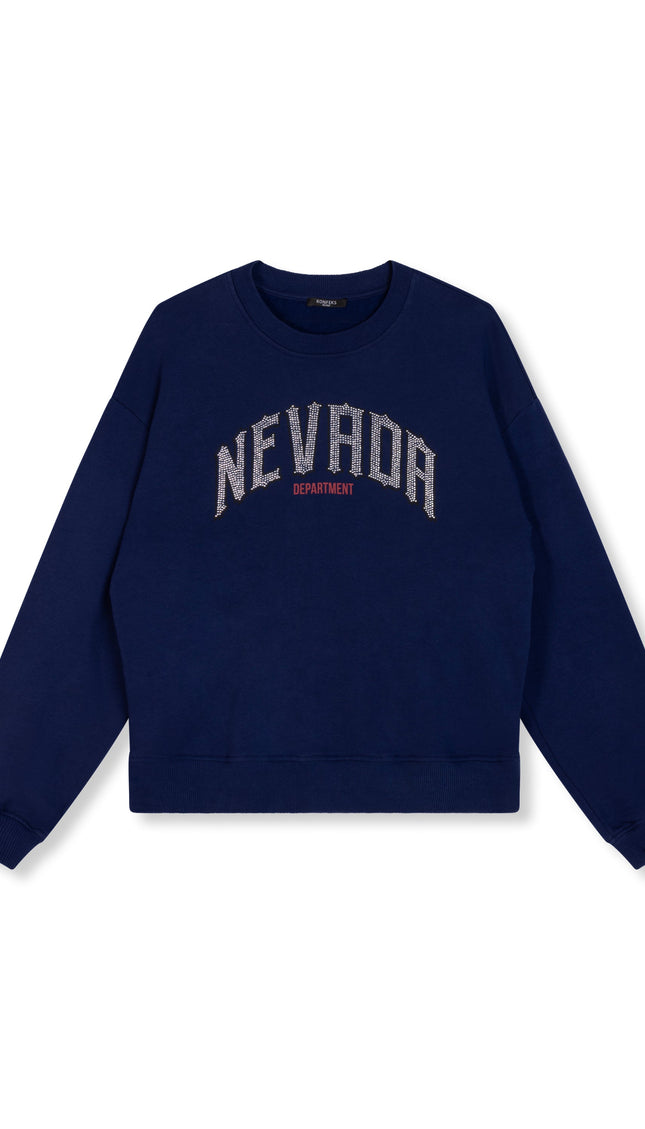 Refined Department Sweater Jayne Navy Stretchshop.nl
