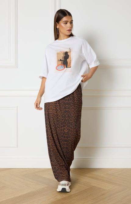 Refined Department T-shirt Maggy Oversized White Stretchshop.nl