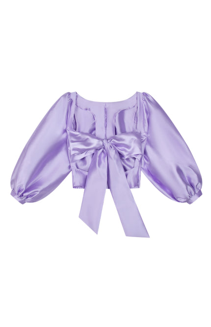 Refined Department Top Nala Satin Lilac R2506855800 Stretchshop.nl