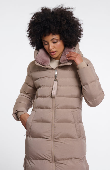 Rino & Pelle Coat Hudson Mocha Latte Stretchshop.nl