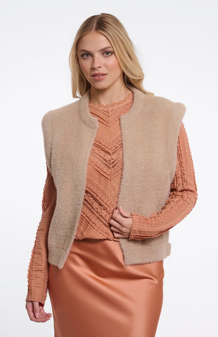 Rino & Pelle Gilet Elona Oat Stretchshop.nl