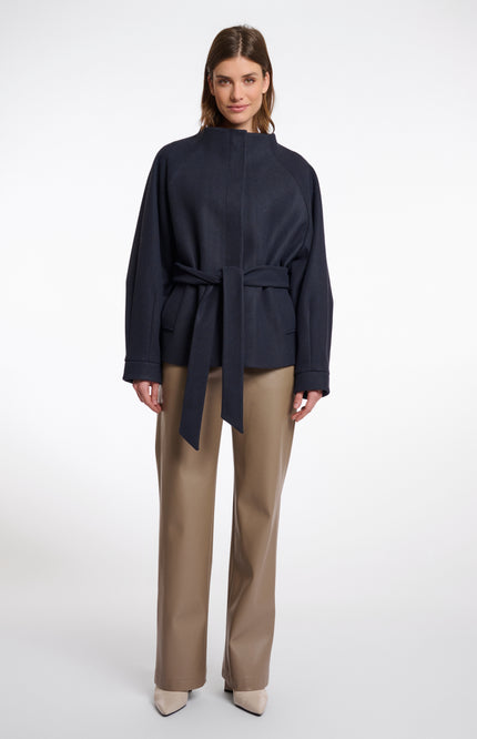 Rino & Pelle Jacket Cornelia Navy Stretchshop.nl