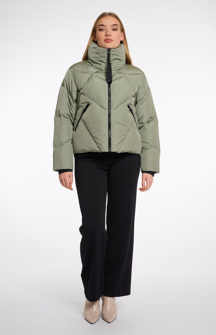 Rino & Pelle Jacket Lux Green Ash Stretchshop.nl