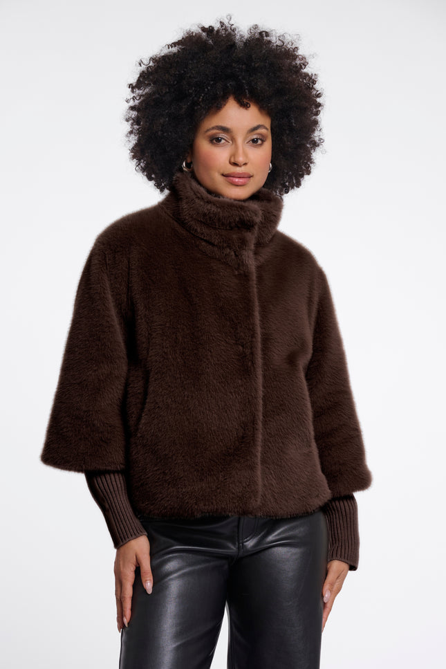 Rino & Pelle Jacket Nesrin Coffee Roast Stretchshop.nl