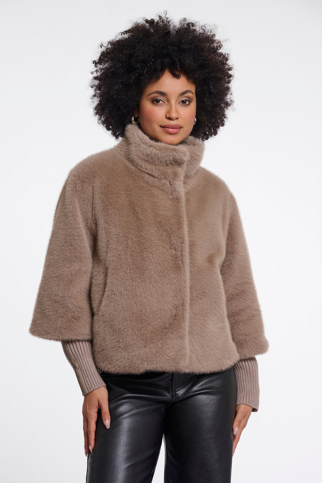 Rino & Pelle Jacket Nesrin Mocha Latte Stretchshop.nl