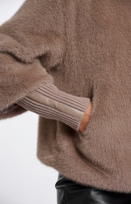 Rino & Pelle Jacket Nesrin Mocha Latte Stretchshop.nl