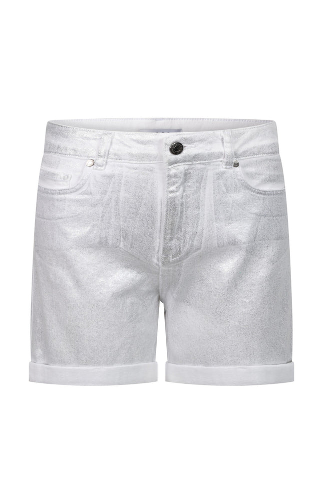 Short coated jeans white ruby242
