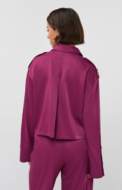Studio Amaya Blouse Zea Purple Stretchshop.nl