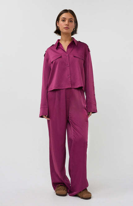 Studio Amaya Blouse Zea Purple Stretchshop.nl
