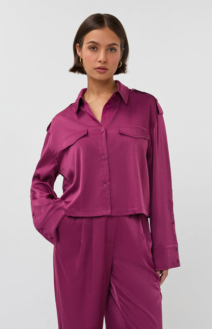 Studio Amaya Blouse Zea Purple Stretchshop.nl