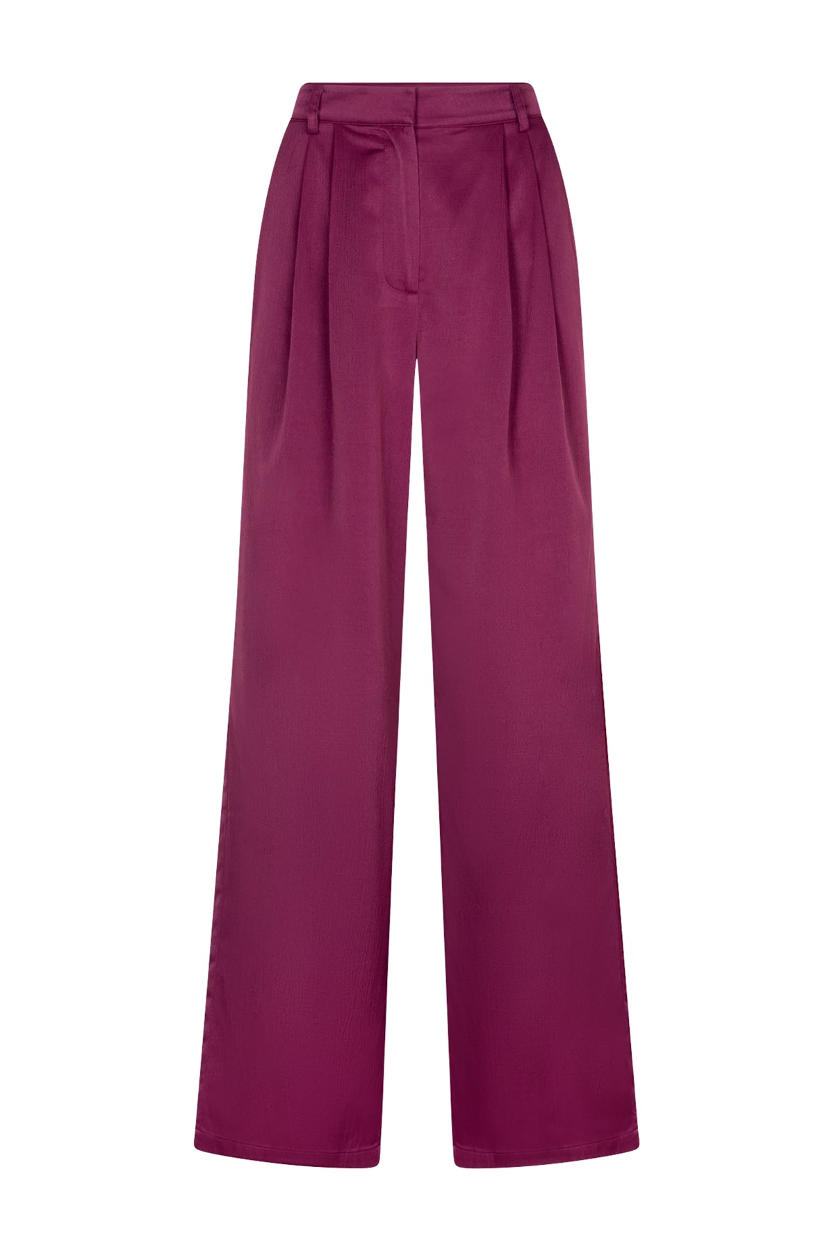 Lila Fee broek van Studio Amaya, zijaanzicht met elastische tailleband en losvallende pasvorm, gemaakt van zachte stof.
