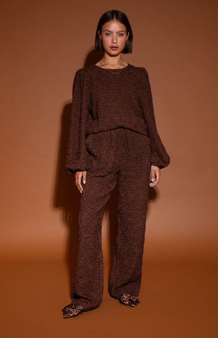 Studio Amaya Broek Hazel Brown Stretchshop.nl