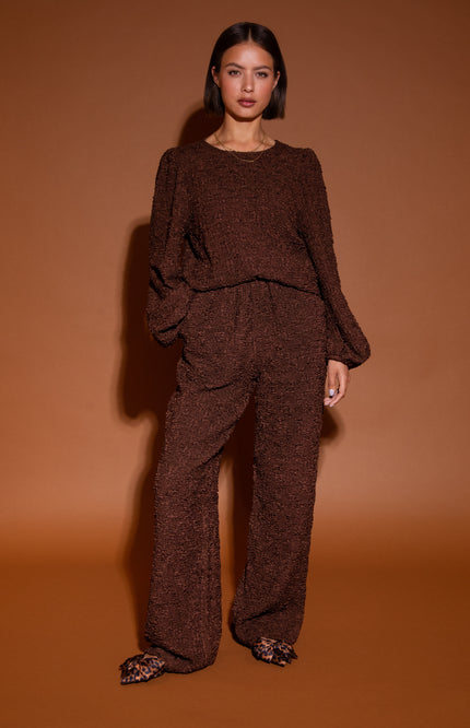Studio Amaya Broek Hazel Brown Stretchshop.nl