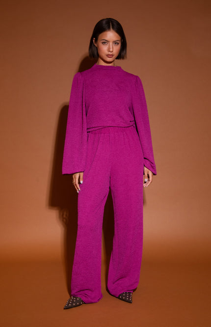 Studio Amaya Broek Isla Fuchsia Stretchshop.nl