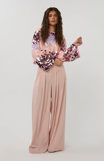 Studio Amaya Broek Lotus Light Pink Stretchshop.nl