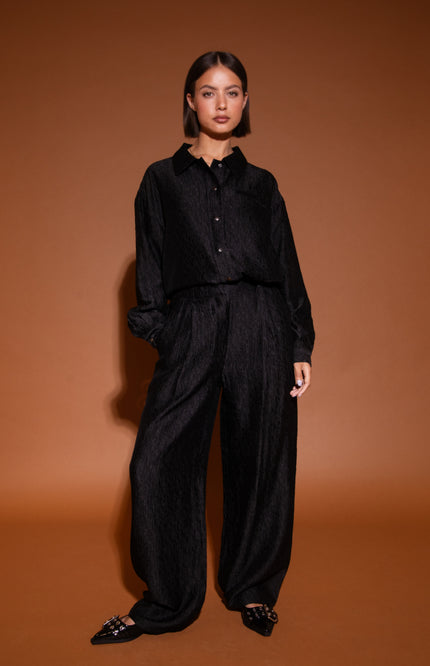 Studio Amaya Broek Lumi Black Stretchshop.nl