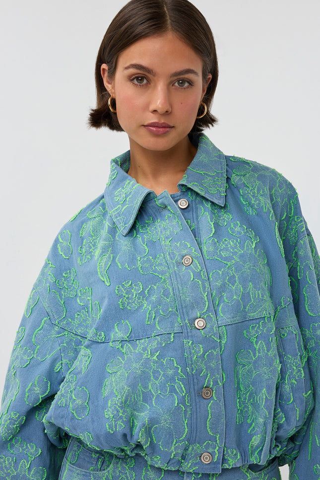Studio Amaya Jacket Layla Lime Stretchshop.nl