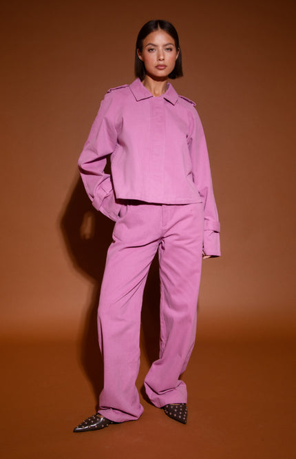 Studio Amaya Jeans Harper Pink Stretchshop.nl