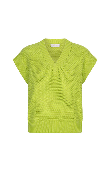 Studio Amaya Top Ardina Lime Stretchshop.nl