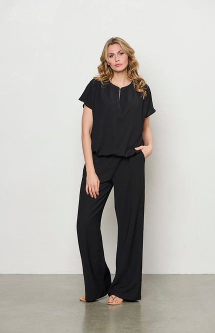 &Co woman Broek Nelly Black PA366 Stretchshop.nl